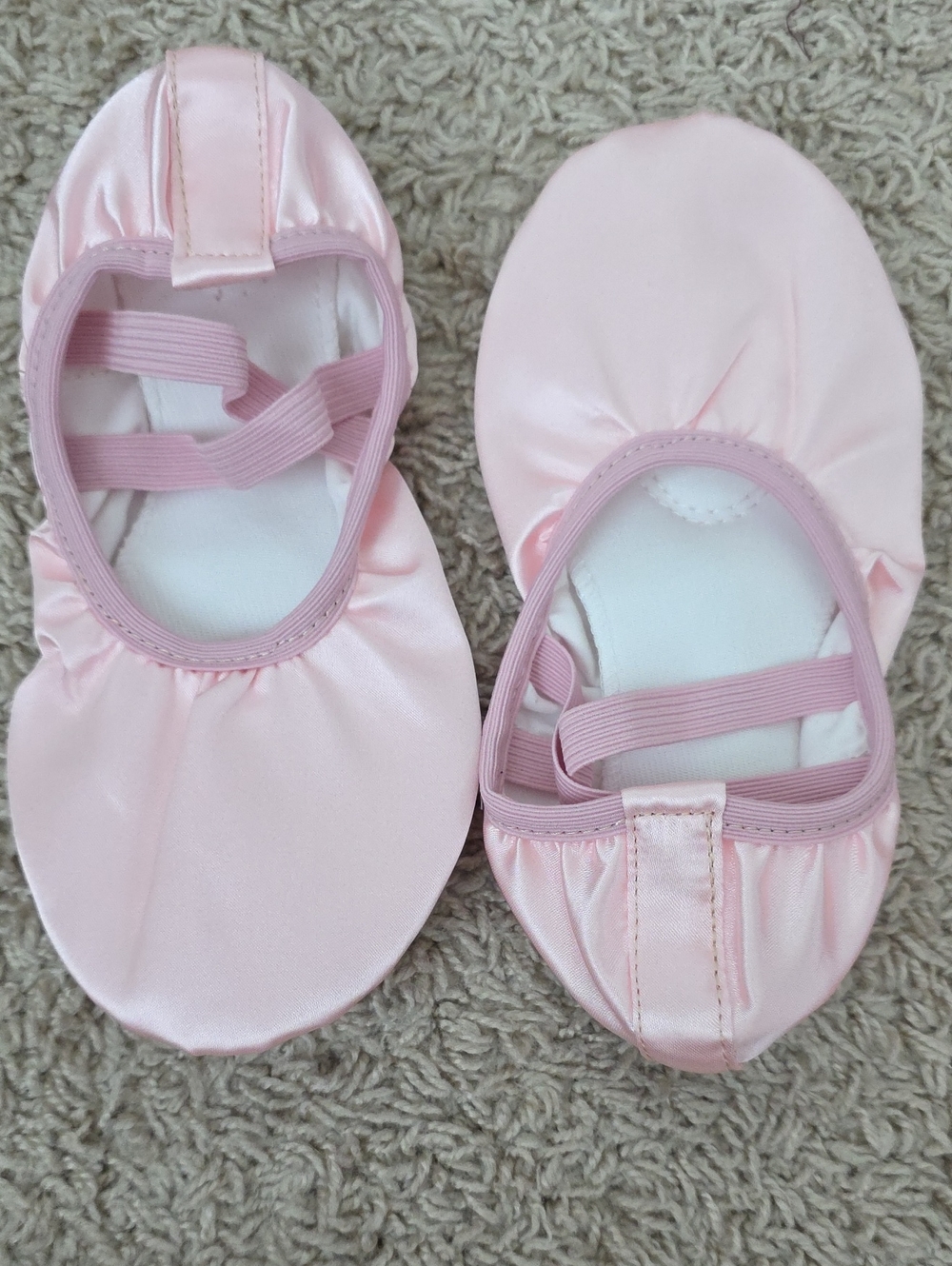 Pink Satin Ballet Slippers - Child Size